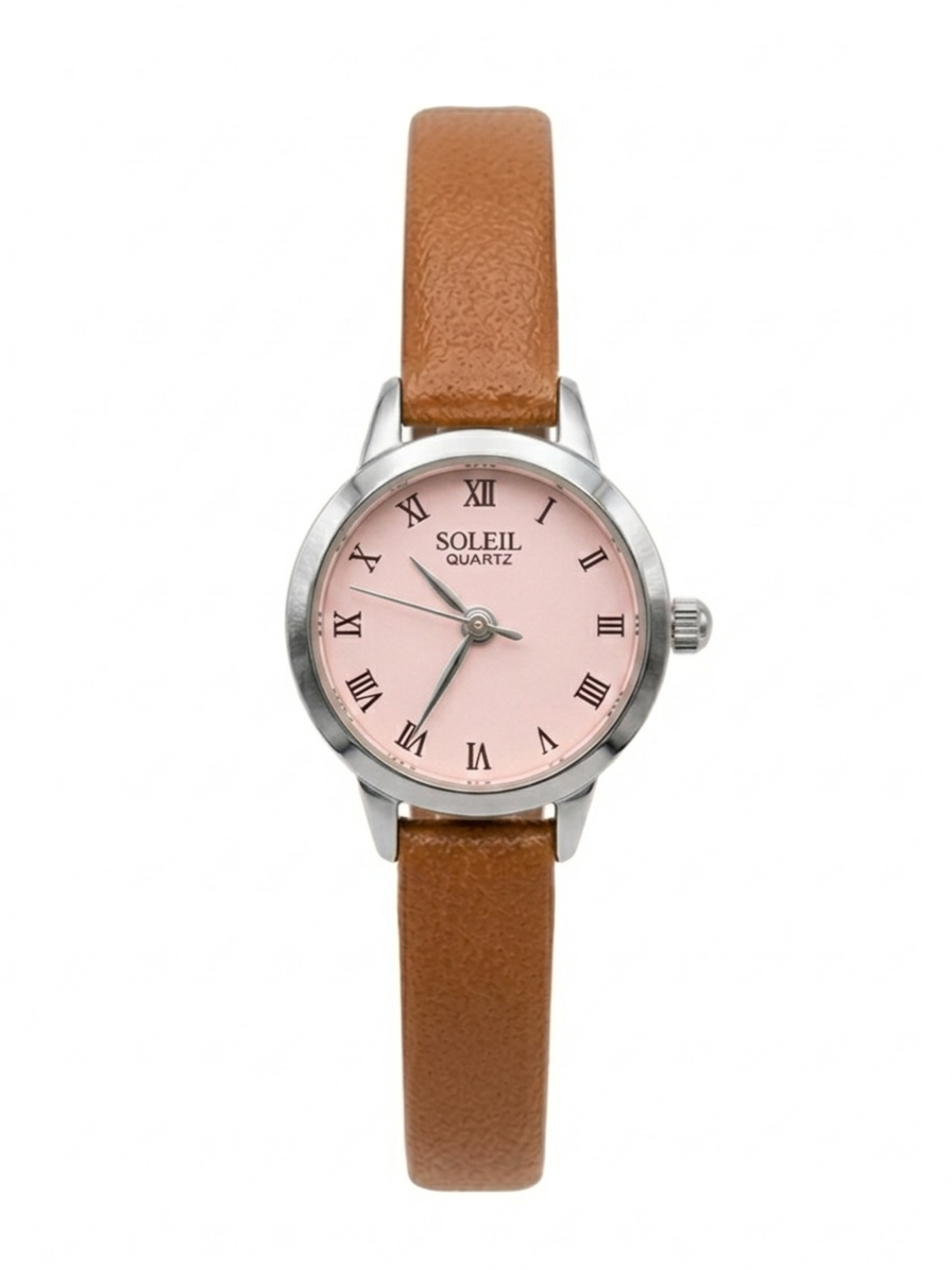 baby pink & silver mini