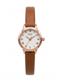 brown & rose gold mini