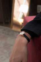 black & rose gold mini