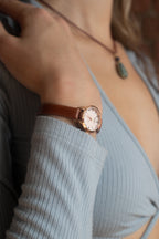 baby pink & rose gold mini