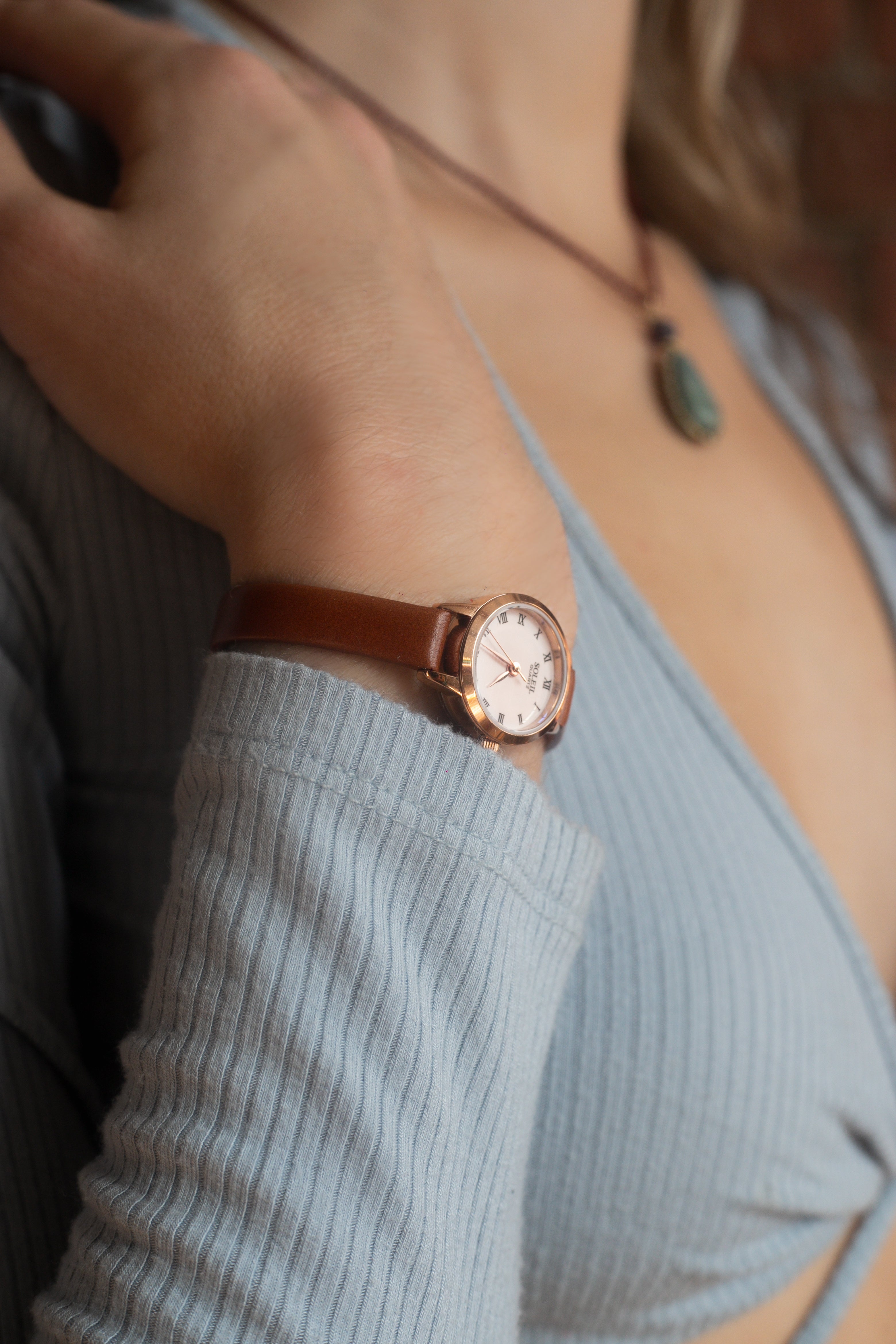 baby pink & rose gold mini