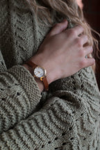 brown & gold mini