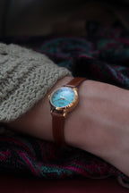 turquoise & gold mini