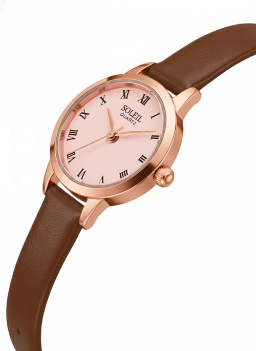 baby pink & rose gold mini