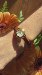 brown & gold mini