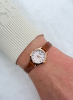 baby pink & rose gold mini